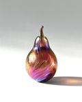 Cranberry Pink Glass Pear