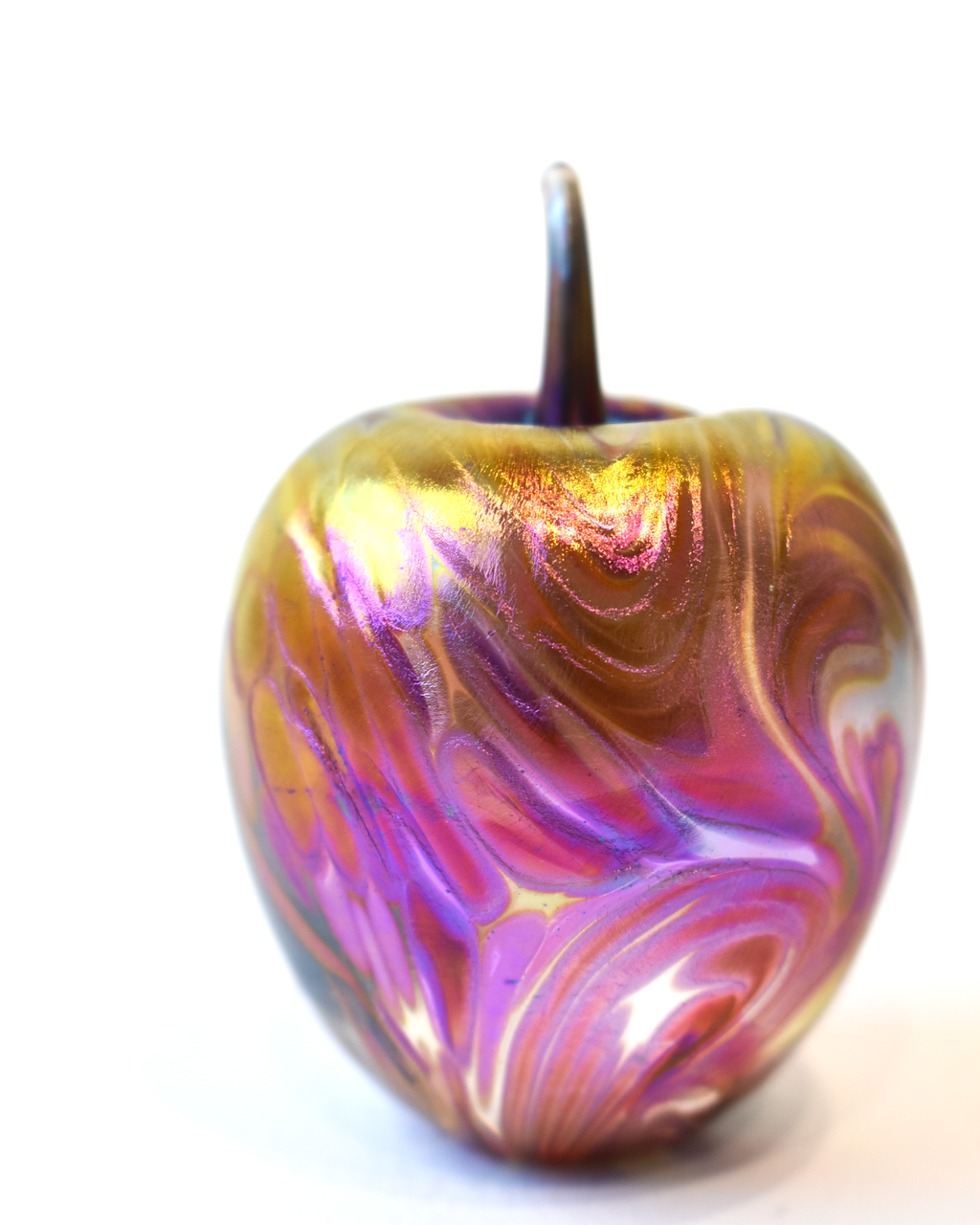 Featherspray Pink Glass Apple