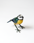 Little Garden Blue Tit Glass Sculpture